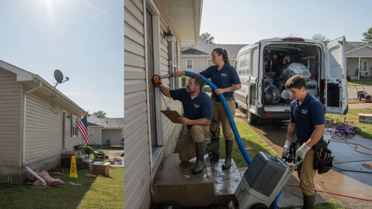 Ceiling Water Damage Restoration in Damar, KS near me